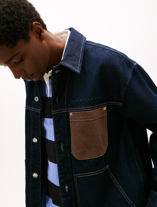 Relaxed Denim Chore Jacket