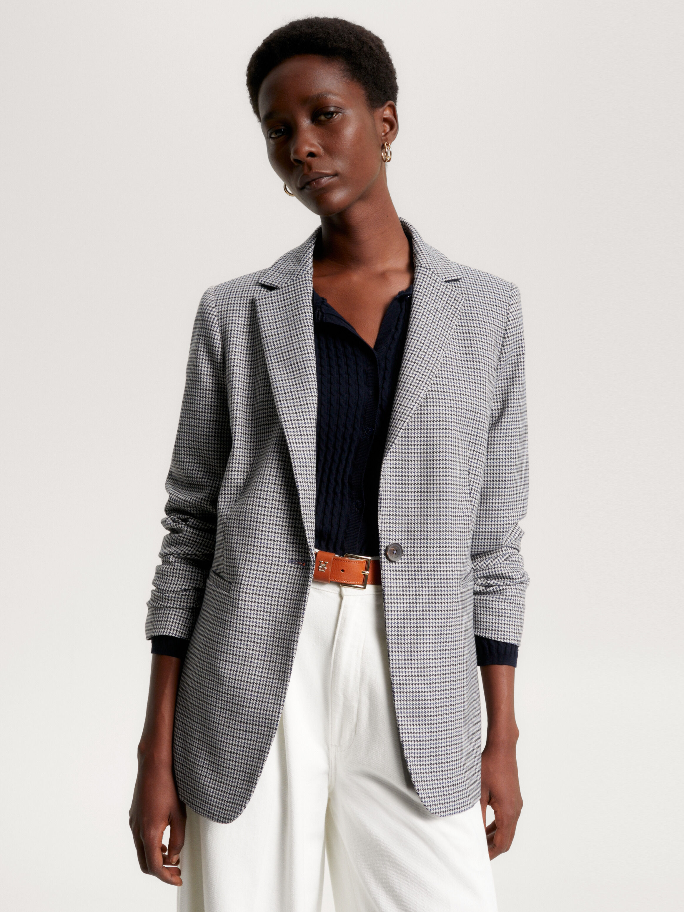 Womens gingham blazer hotsell