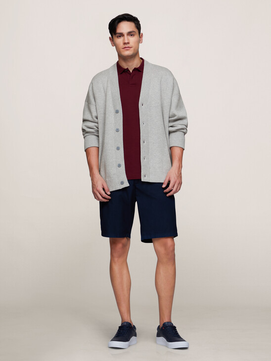 TH Monogram Interlock Cotton Cardigan