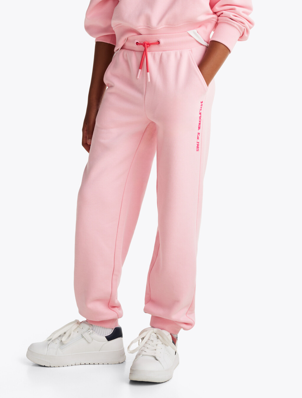 Logo Relaxed Joggers, Pink Sugar, hi-res