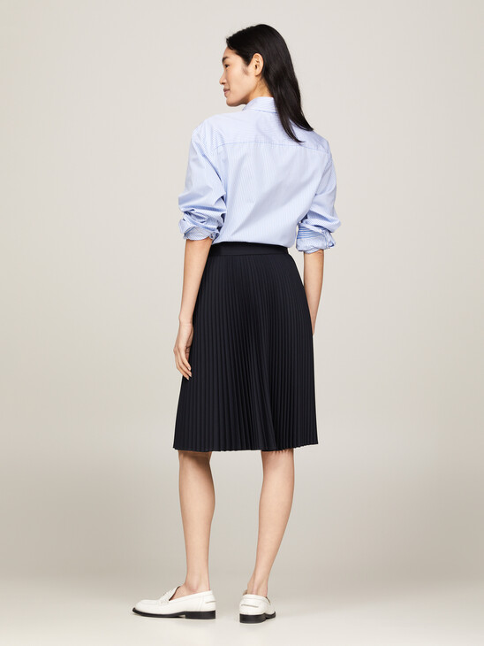 Pleated Midi Skirt