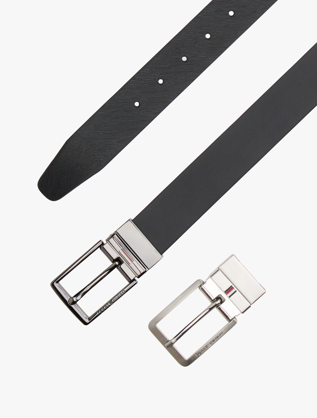 TH Business Reversible Leather Belt Gift Box, Black, hi-res