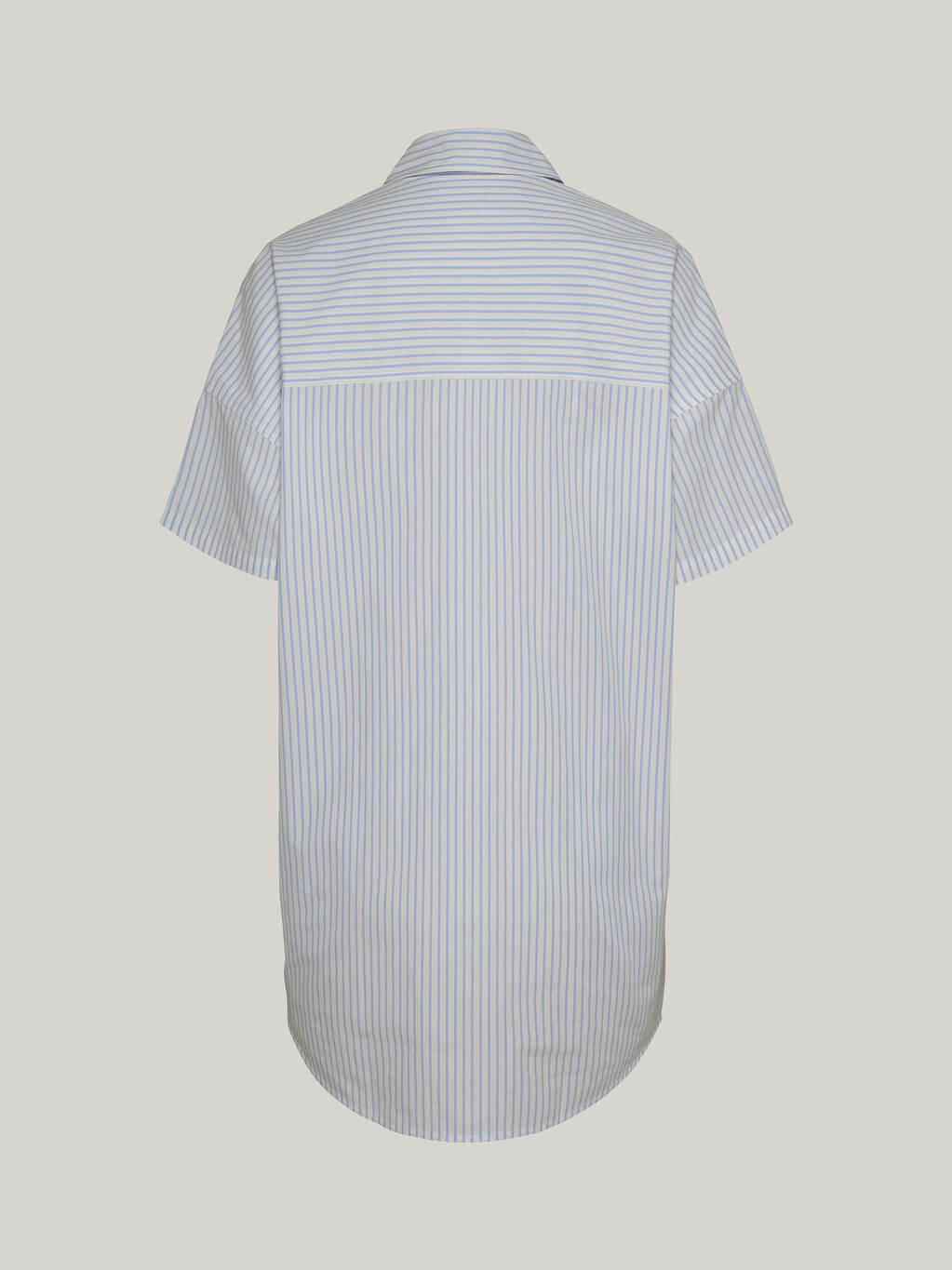 超寬鬆條紋襯衫洋裝, Moderate Blue / Stripe, hi-res