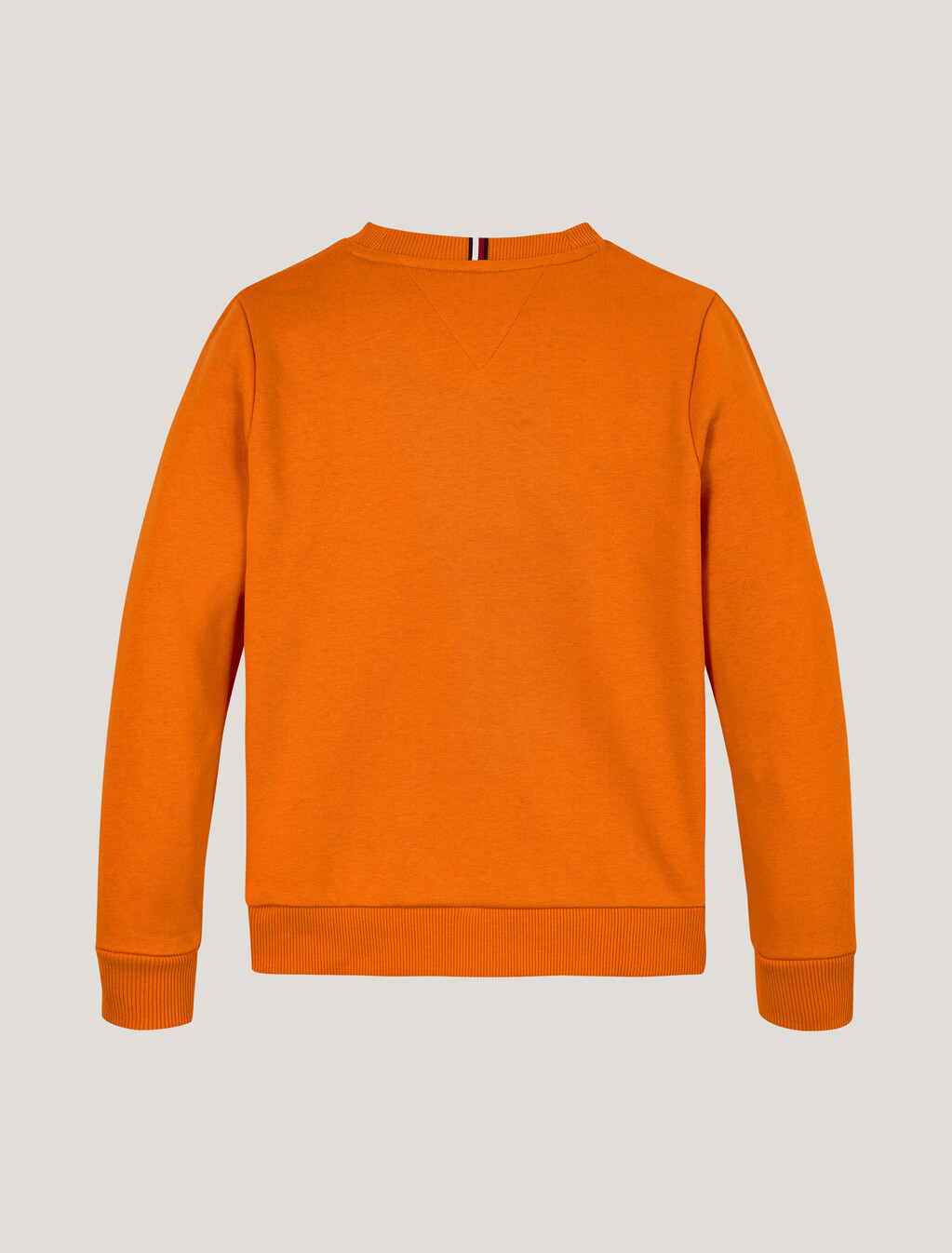 Hilfiger Logo Crew Neck Sweatshirt, Orange Thunder, hi-res