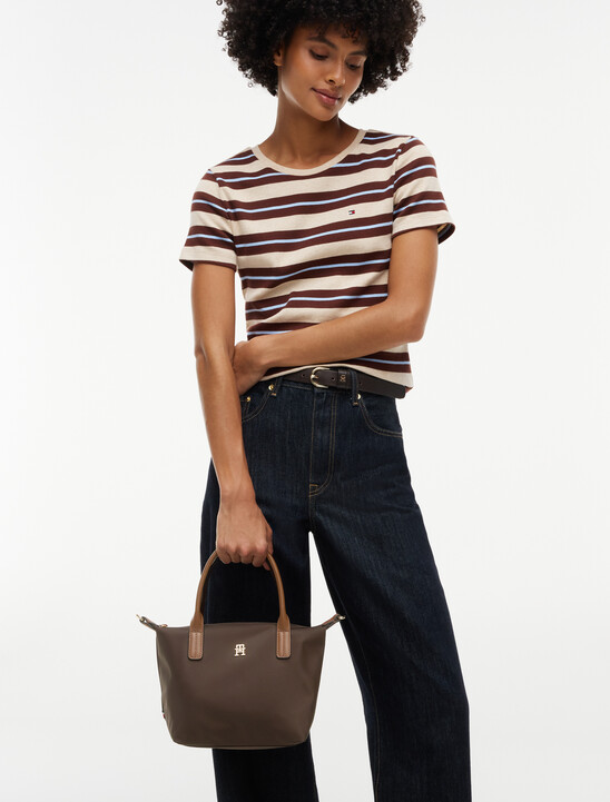 Webbing Crossbody Tote Bag