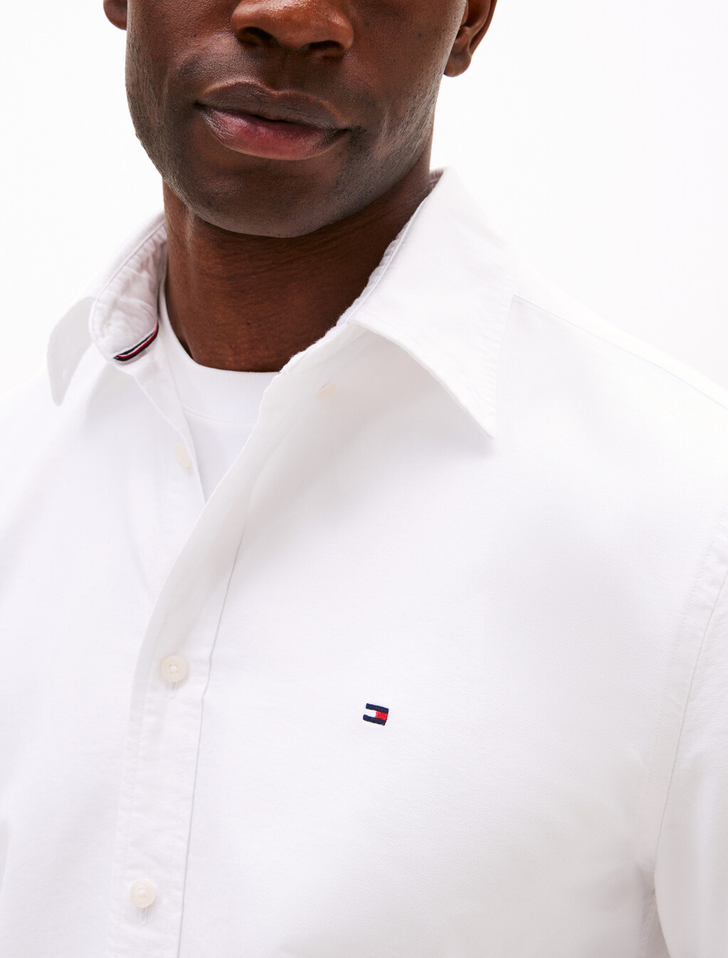 亞洲版型經典牛津襯衫, Optic White, hi-res