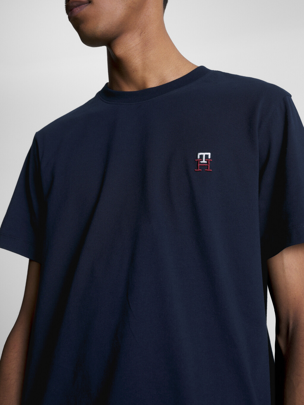 TH Monogram Embroidery T-Shirt, Desert Sky, hi-res