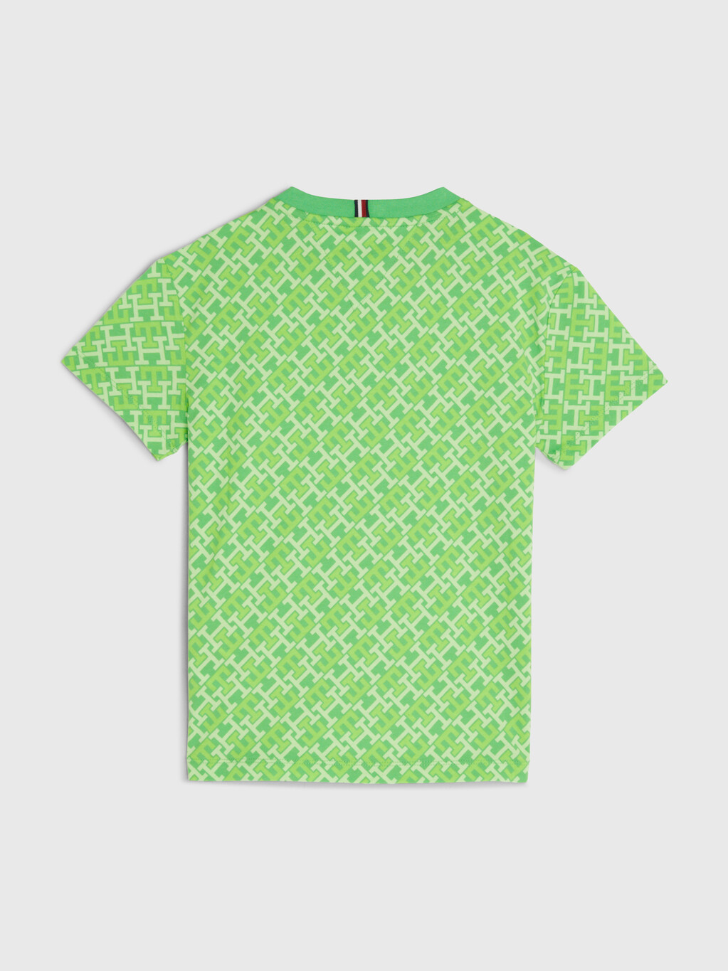 TH Monogram Print T-Shirt, Spring Lime Monogram, hi-res
