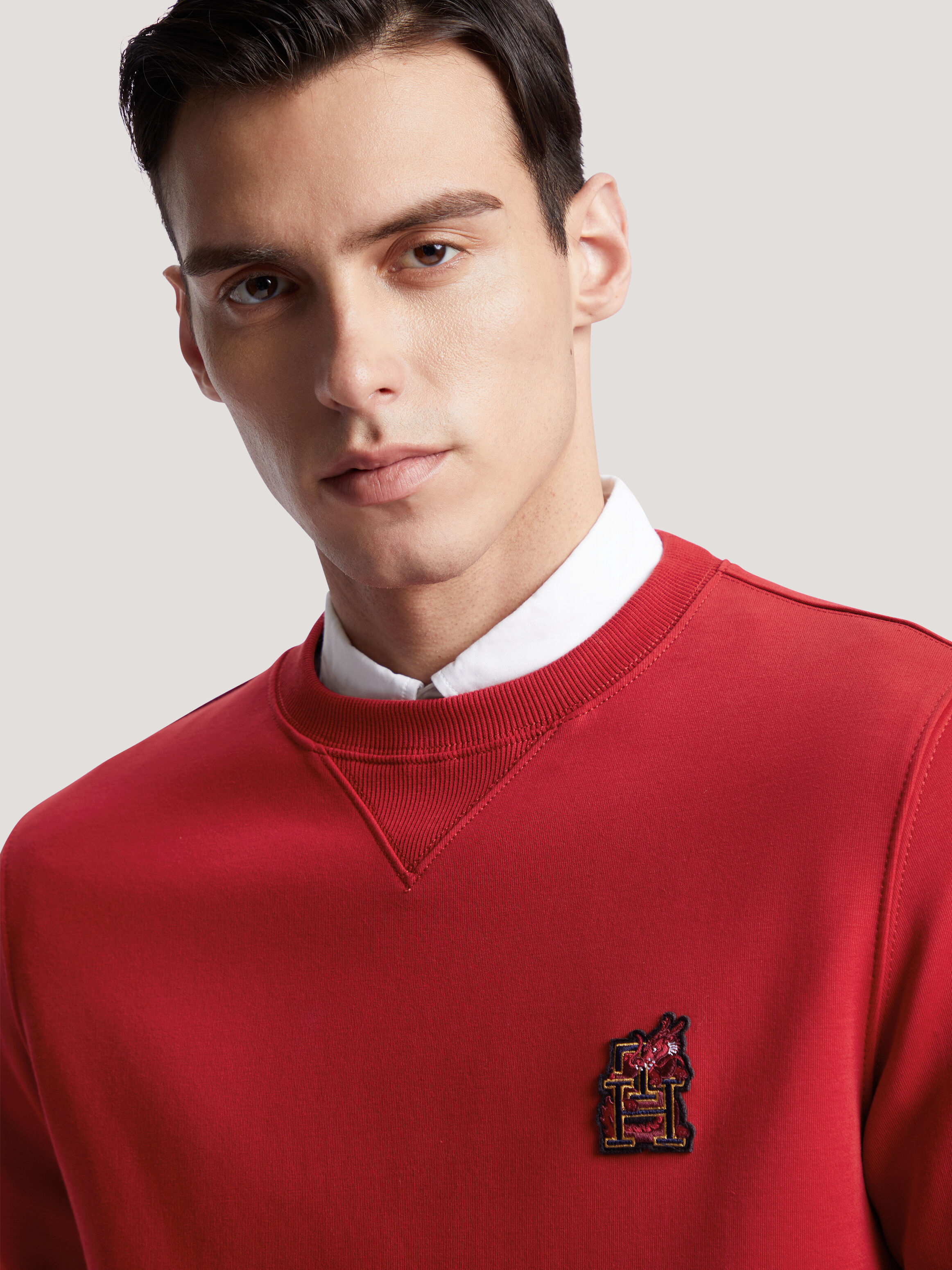 Tommy hilfiger clearance origin crew sweatshirt