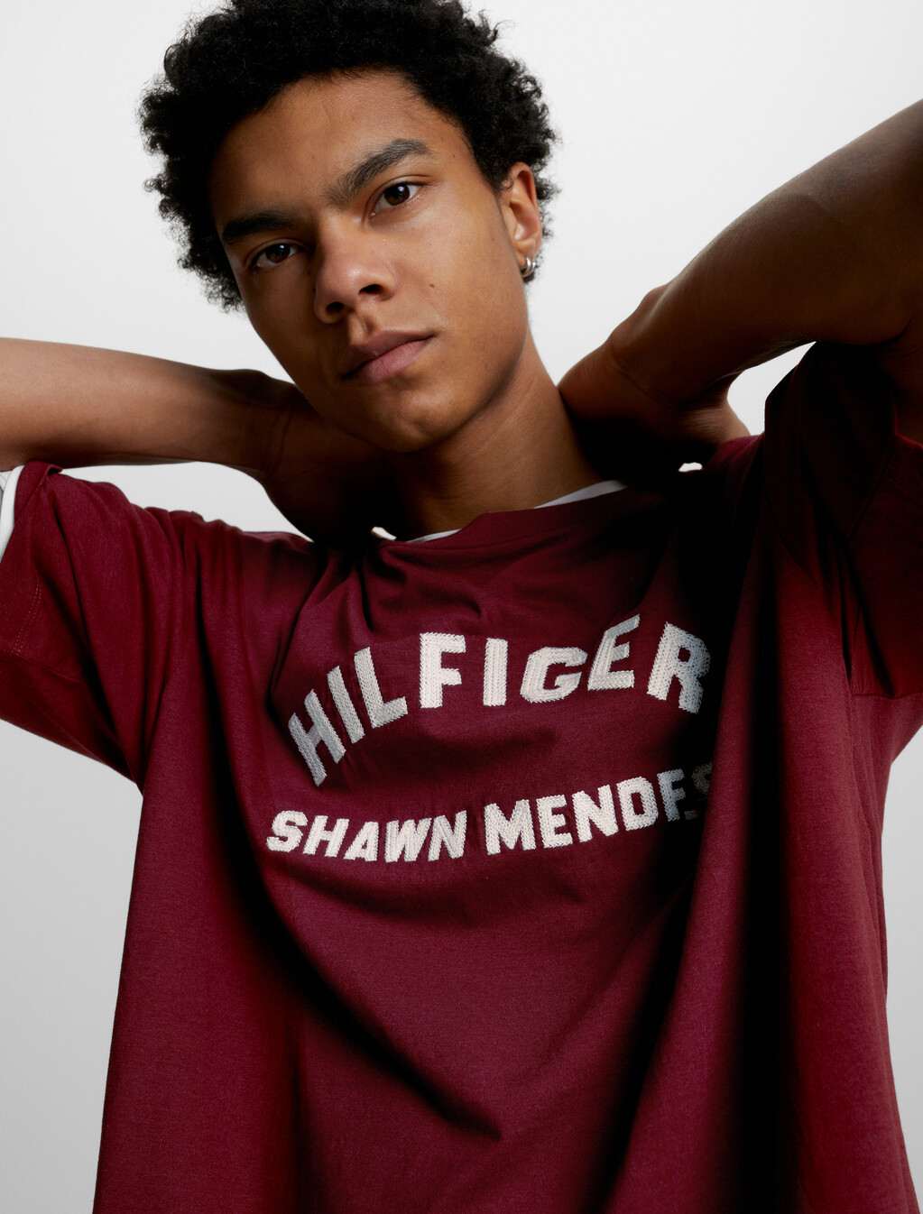 Tommy Hilfiger X Shawn Mendes Archive T-Shirt, Rouge, hi-res