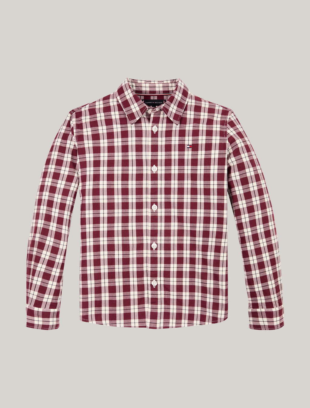 Check Regular Shirt, Rouge Buffalo Check, hi-res