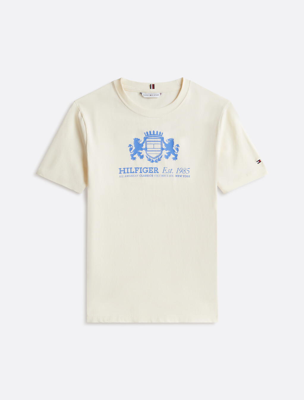 學院風修身 T 恤, Calico, hi-res