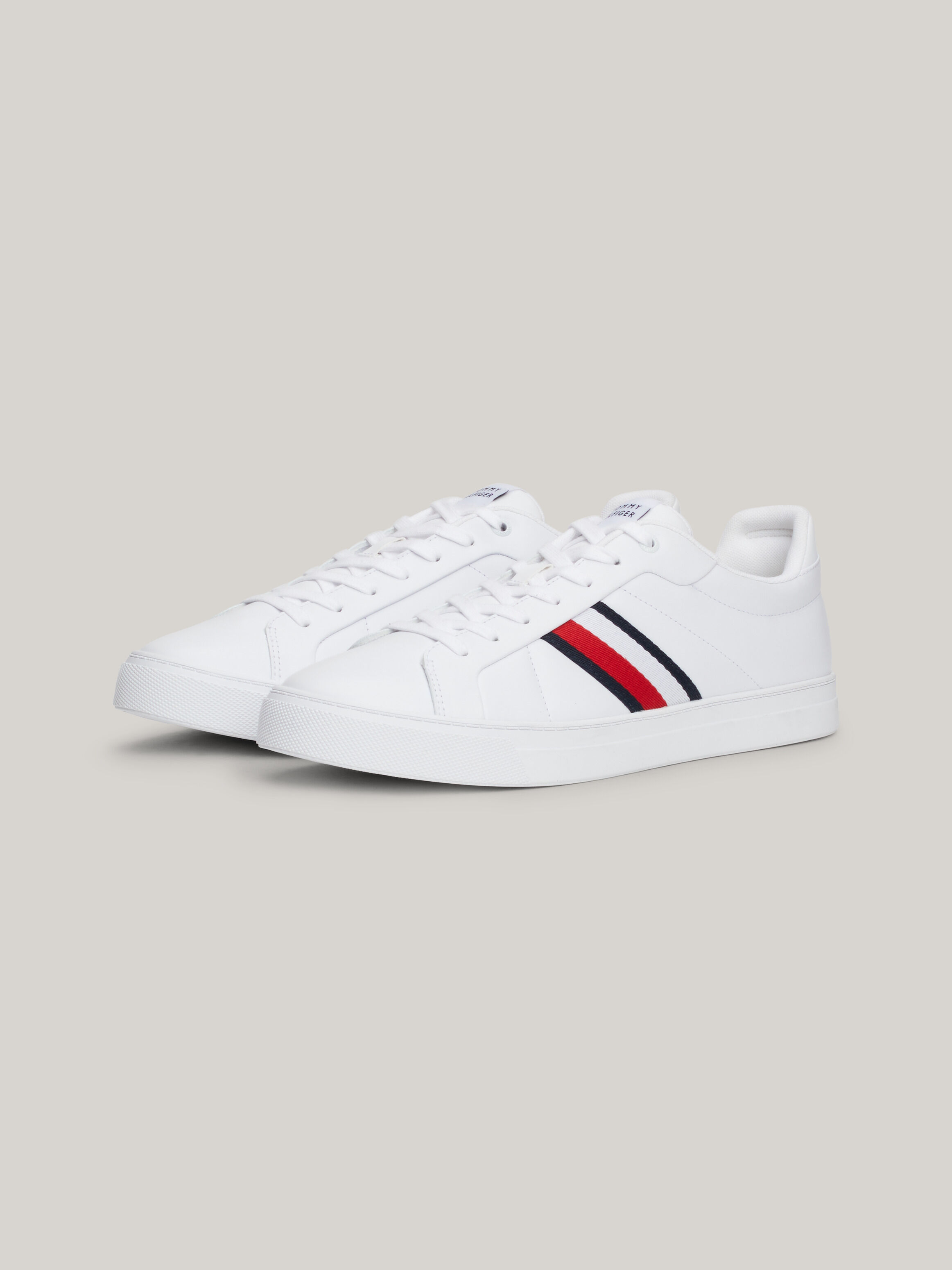 Tommy hilfiger signature leather trainers cheap