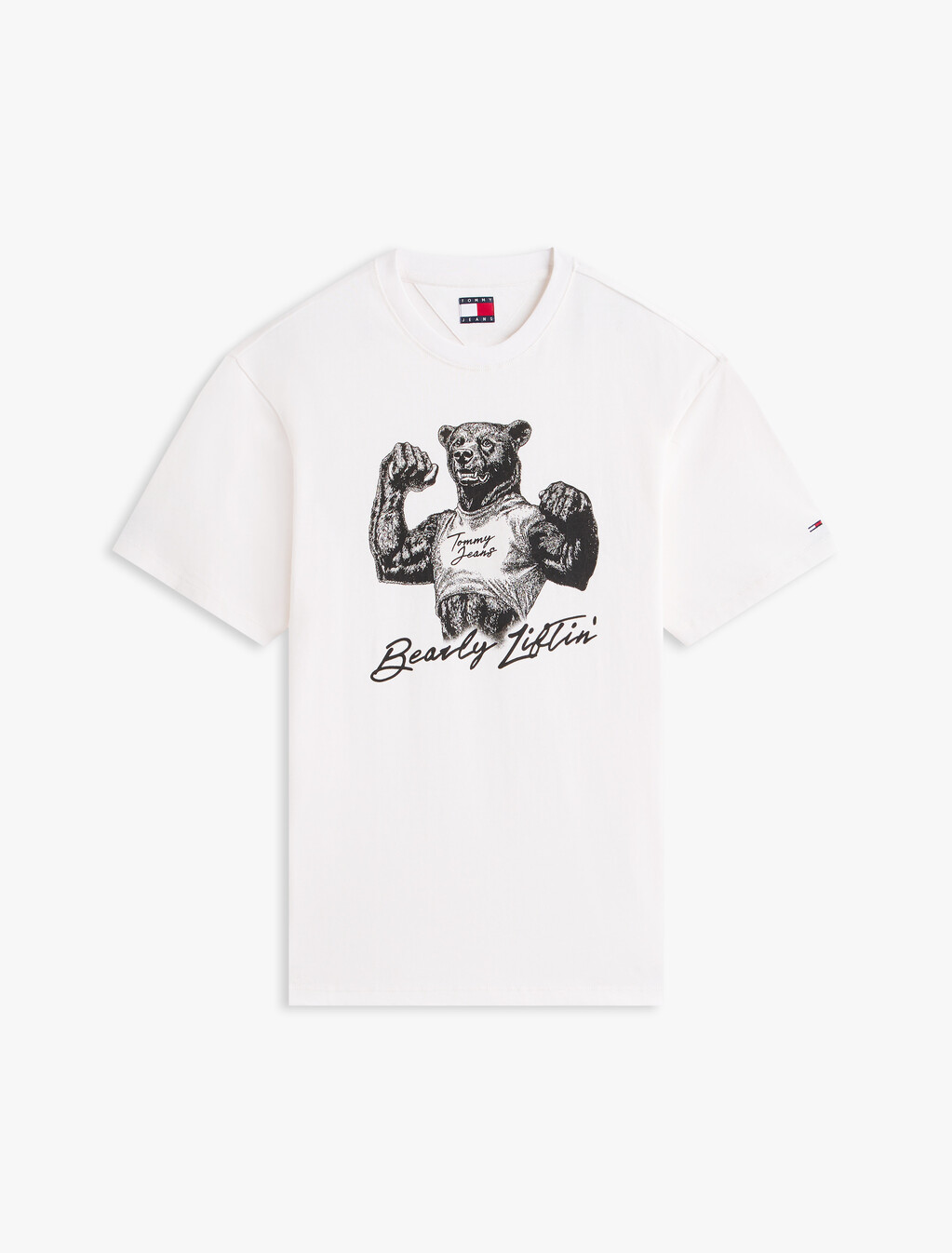 Relaxed Bear Short Sleeve T-Shirt, Ancient White, hi-res