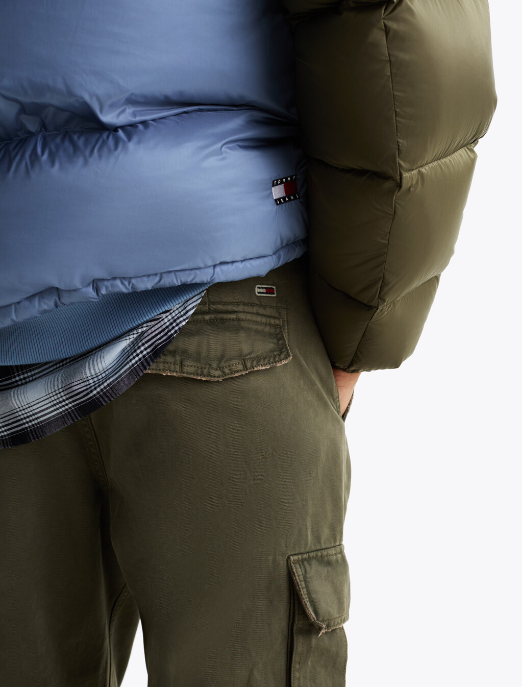 Relaxed Cargo Trousers, Fatigue Green, hi-res