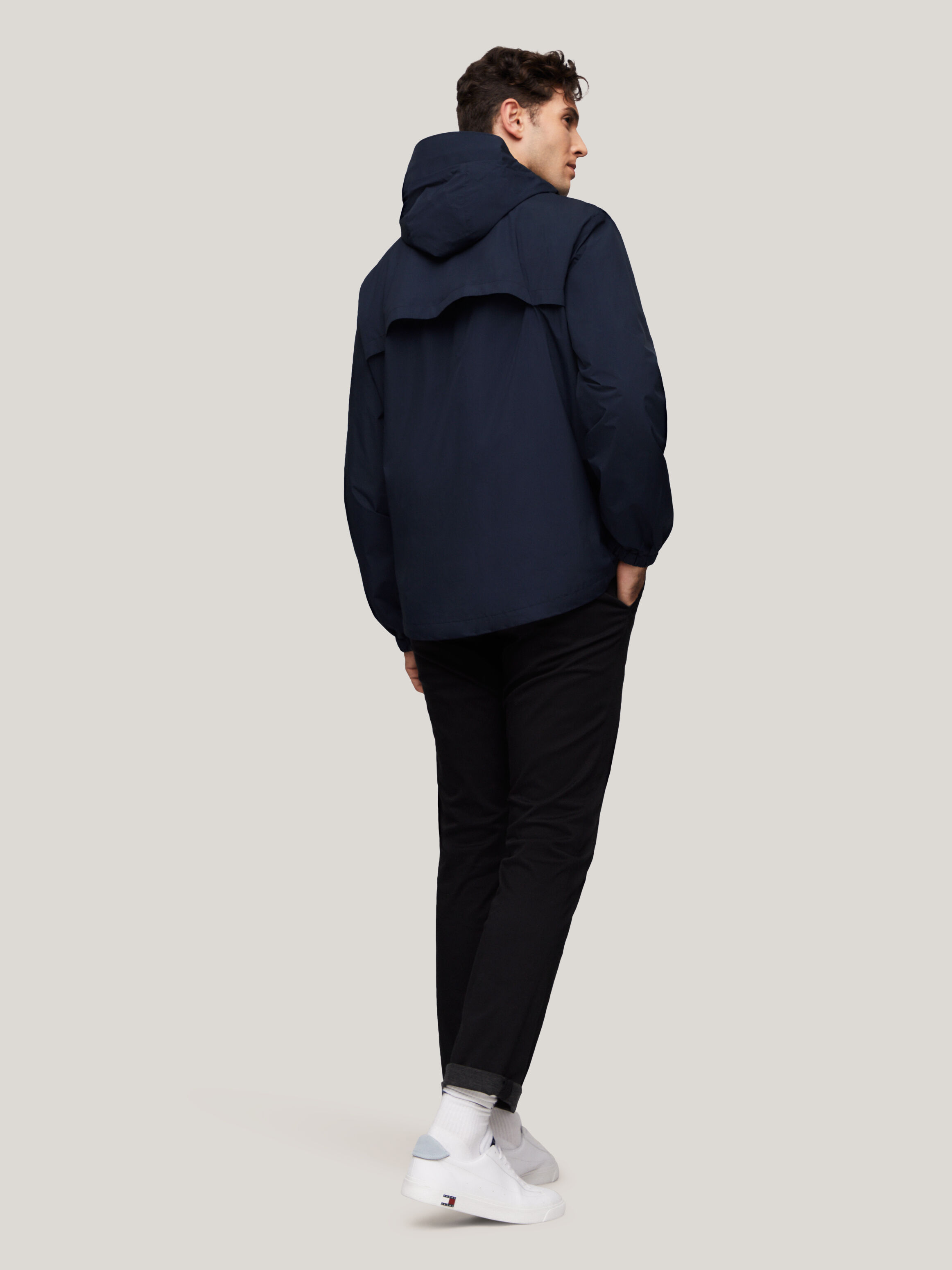 Water Resistant Packable Hooded Portland Jacket | blue
