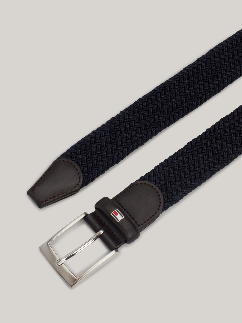 Fabric Braided Belt, Sky Captain, hi-res