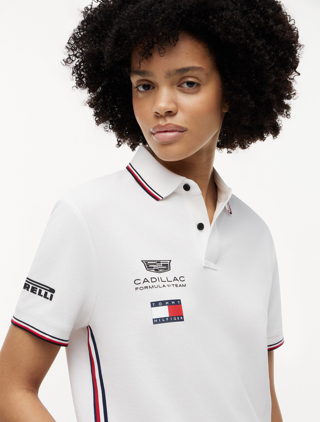 TH x Cadillac Formula 1&reg; Team Replica Polo Shirt, White, hi-res