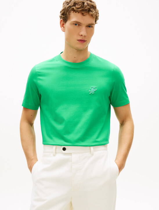 Logo Embroidery Jersey T-Shirt