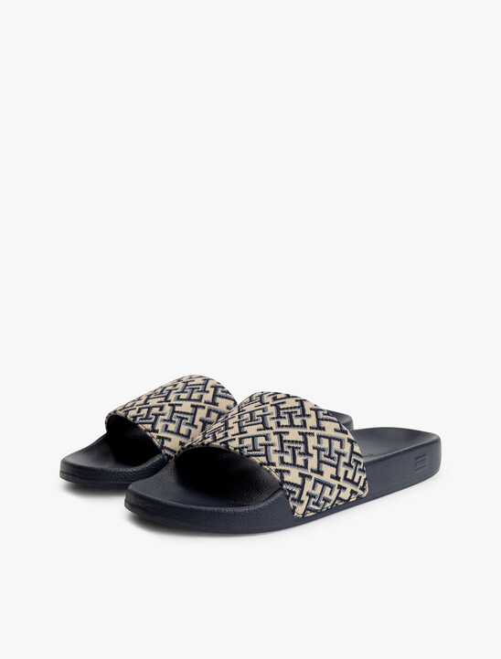 TH Monogram Pool Slides