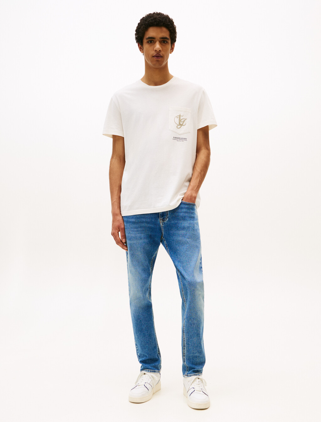 Austin Slim Taper Jeans, Denim Medium, hi-res