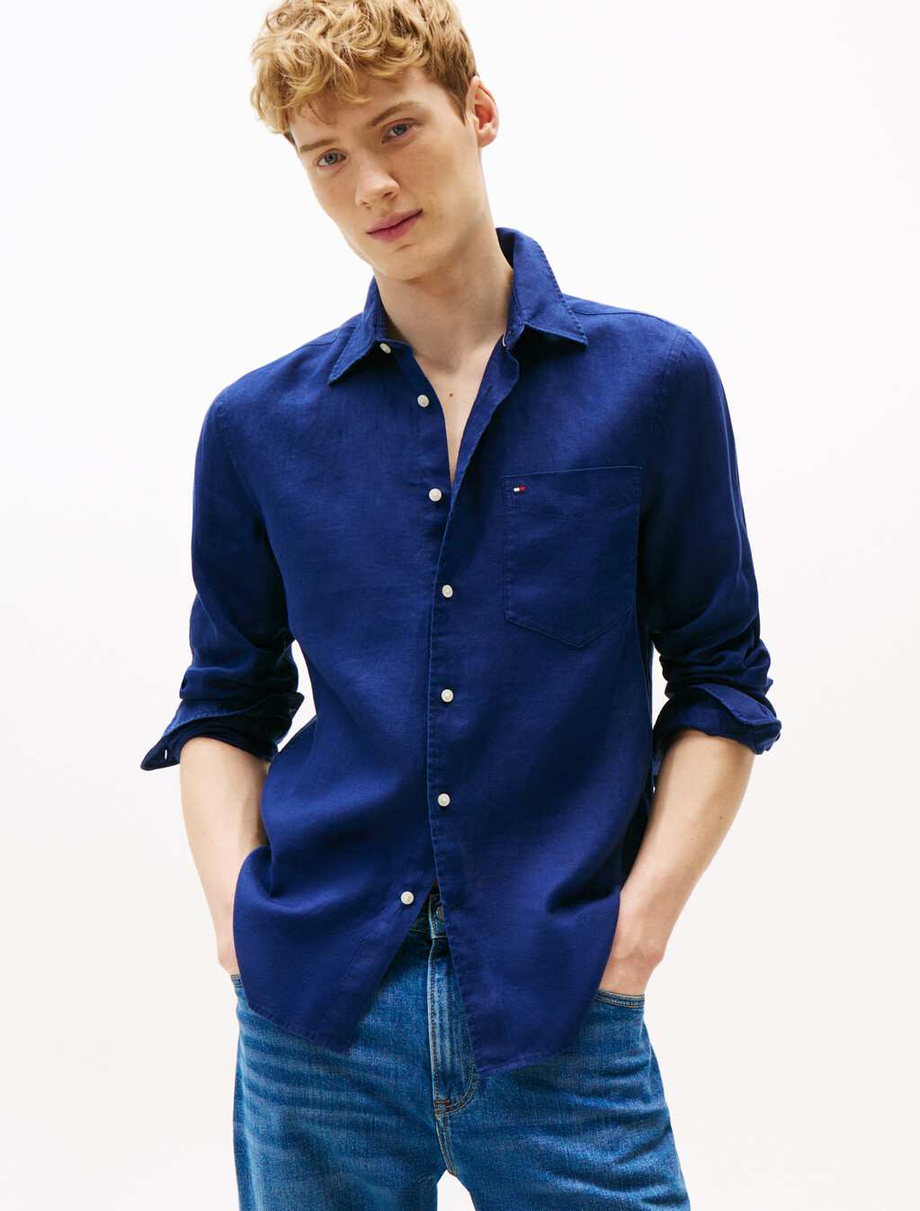 PC DY LNN RF SHRTPreppy Navy, Preppy Navy, hi-res