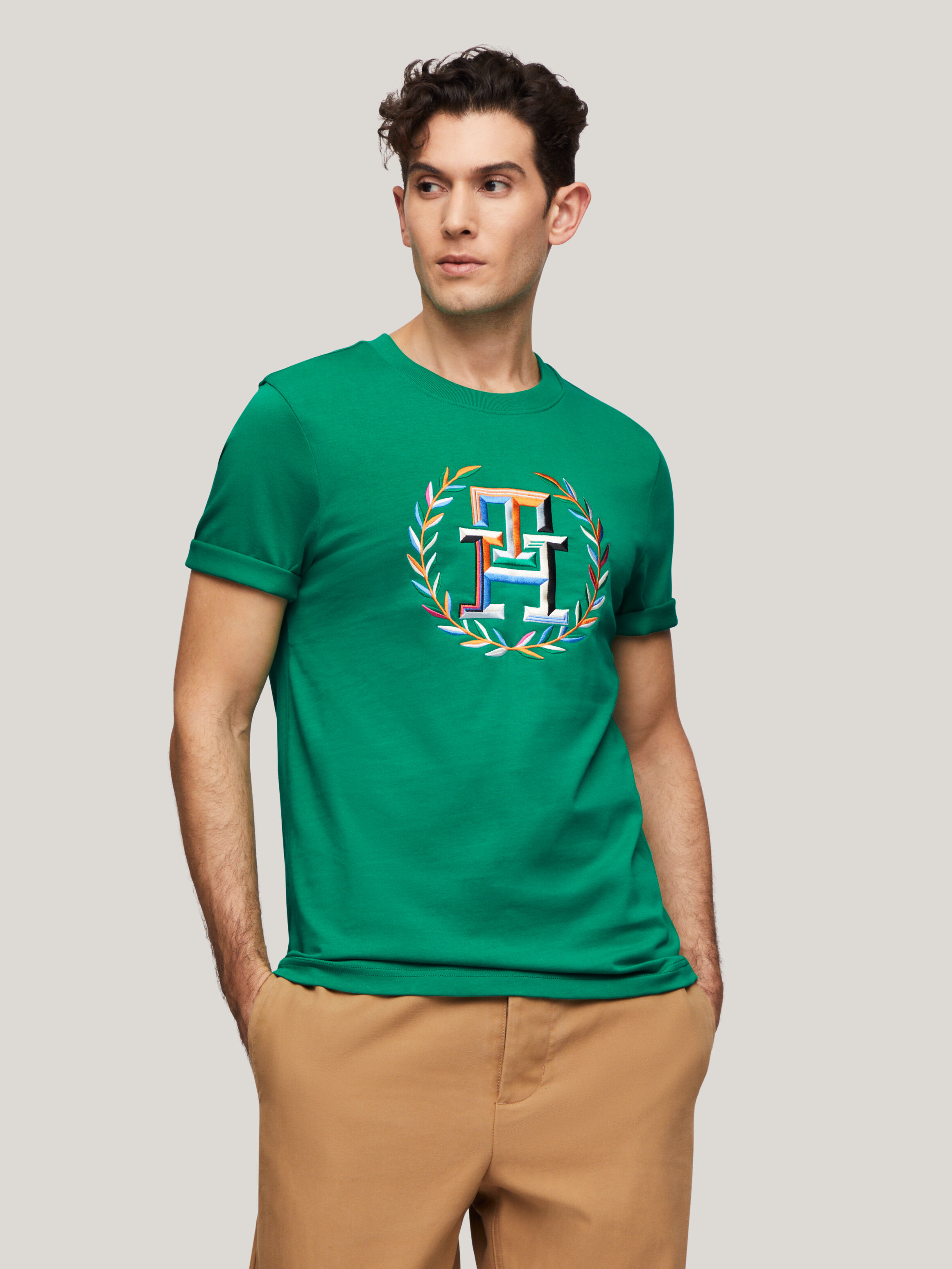 Archive 徽章Logo T 恤 Olympic Green