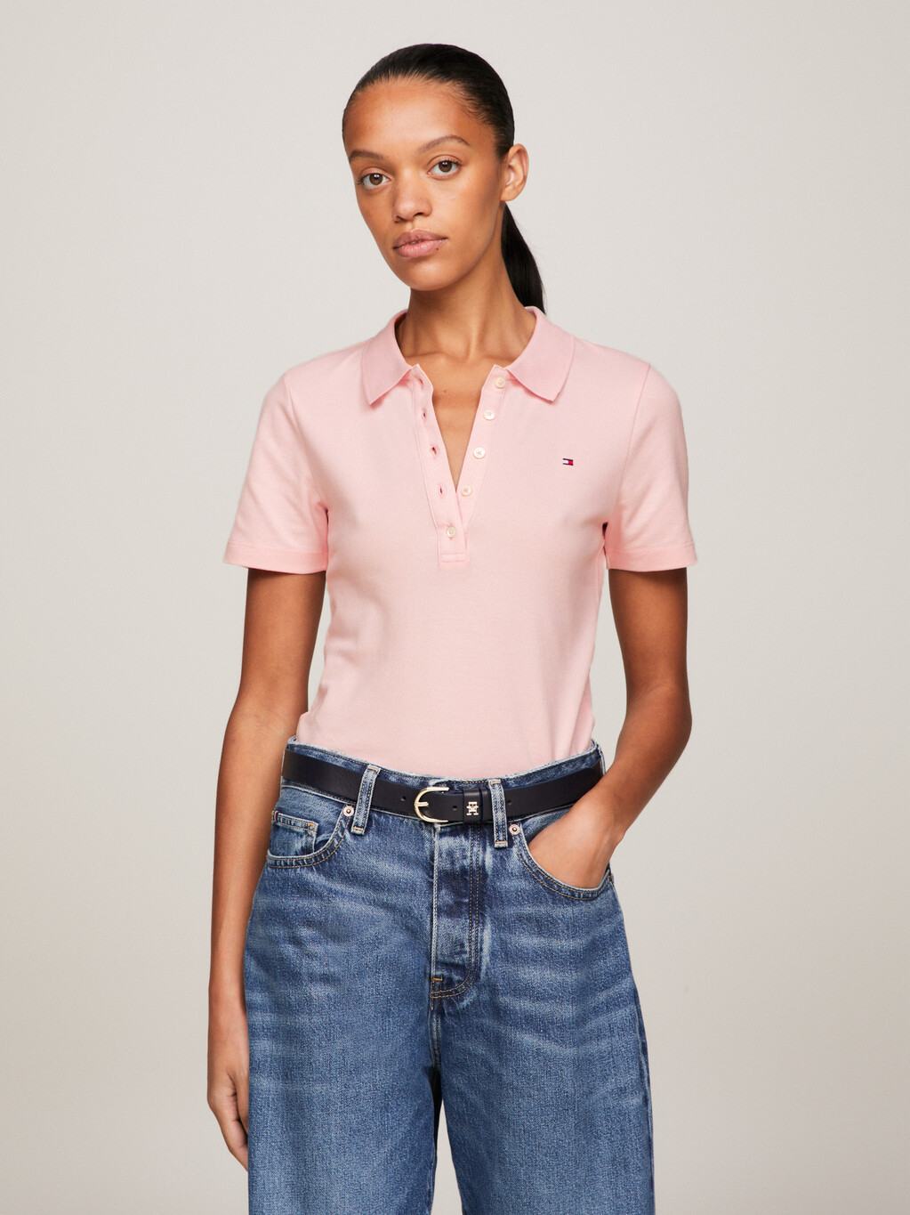 1985 年系列修身 Polo 衫, Whimsy Pink, hi-res