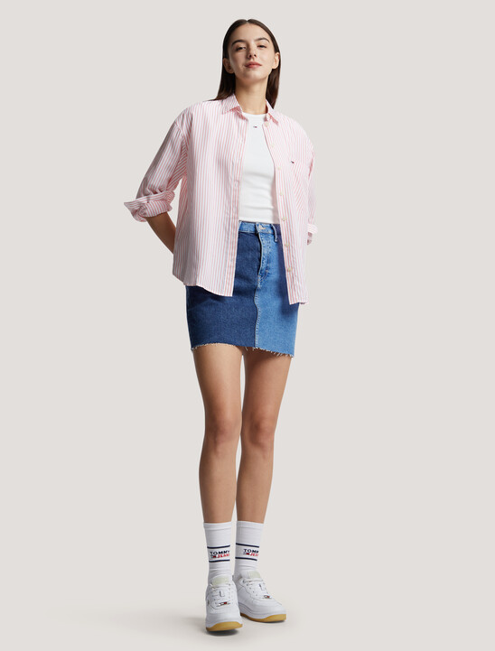 Essential Rib Knit Slim T-Shirt