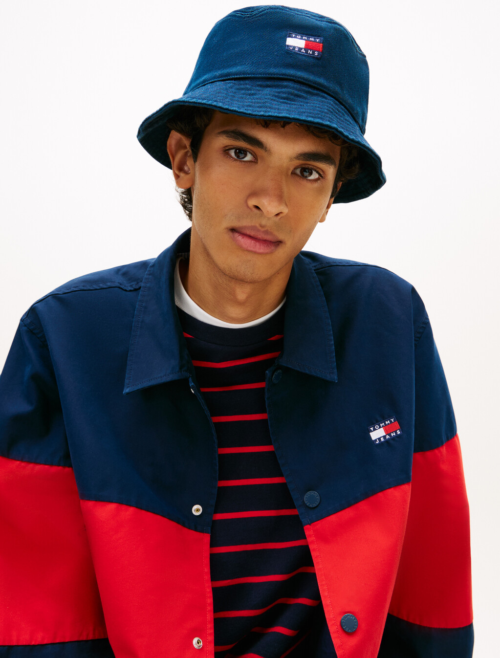 Heritage Logo Washed Bucket Hat, Dark Night Navy, hi-res