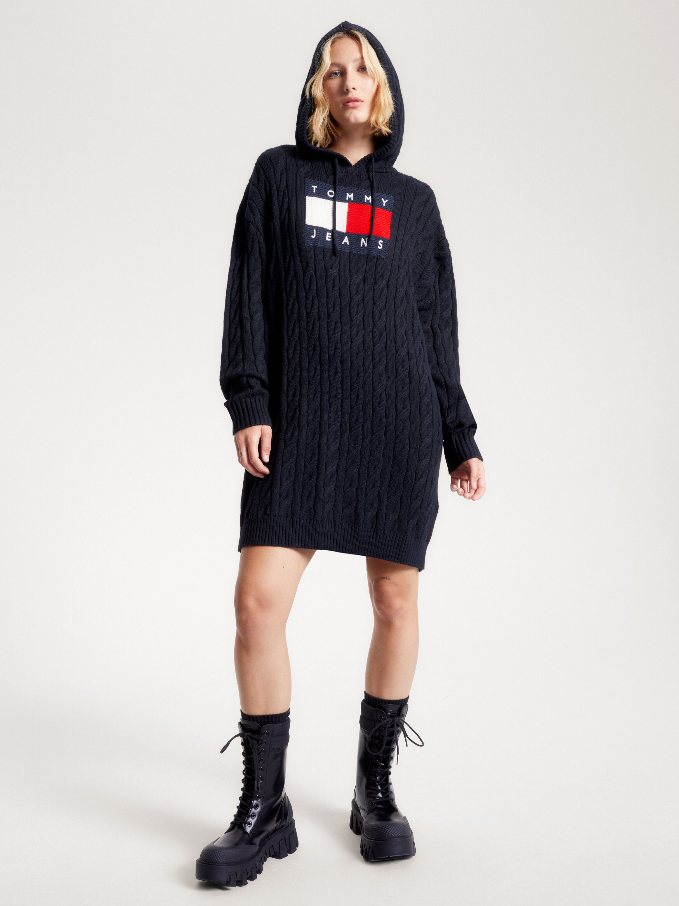 Tommy hilfiger cheap hoodie dress