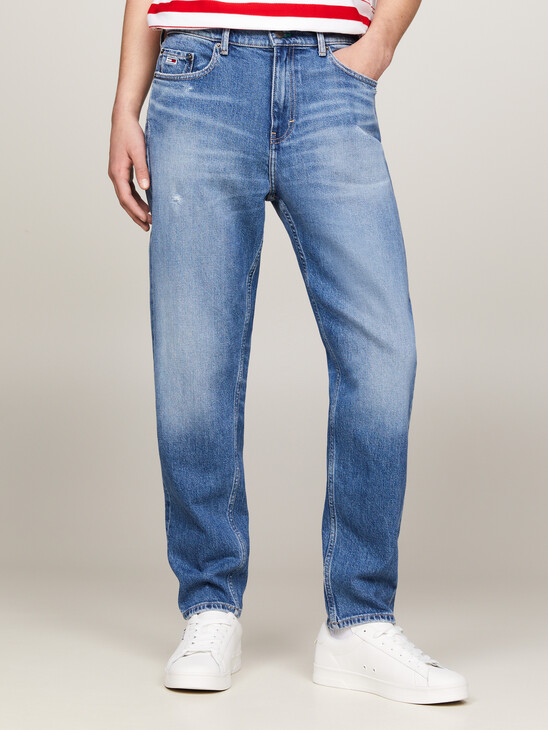 Classics Isaac Relaxed Tapered Distressed Jeans