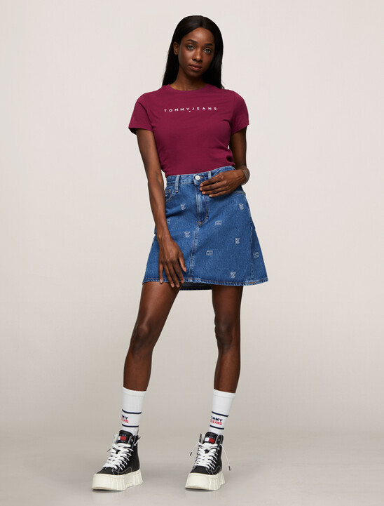 Logo Slim Fit T-Shirt, Valley Grape Logo Slim Fit T-Shirt