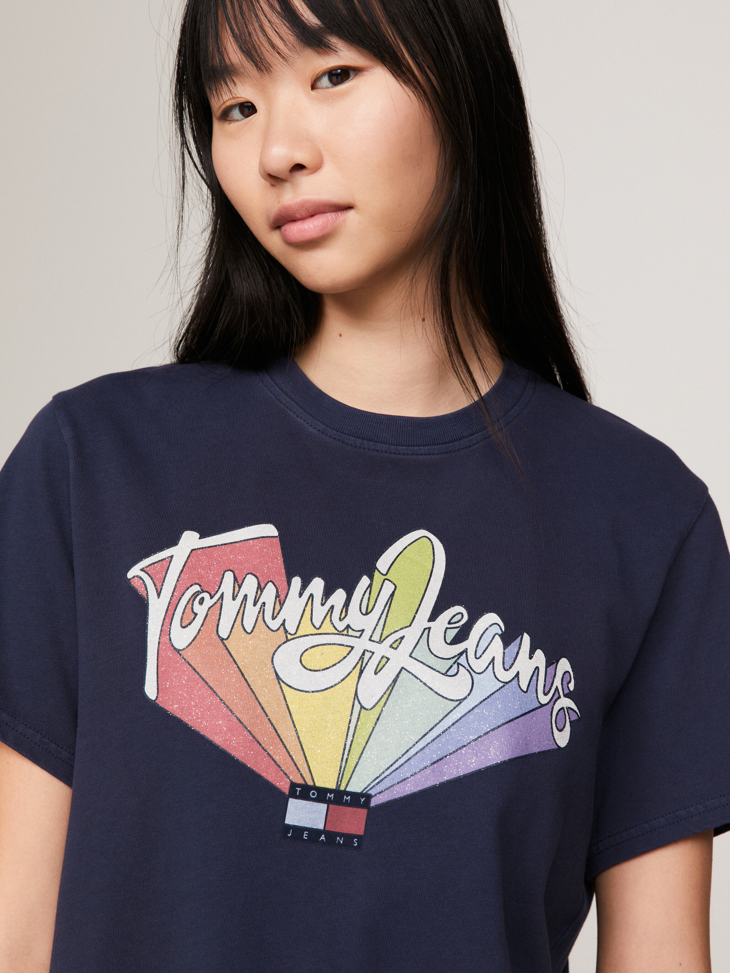 Tommy rainbow t shirt cheap