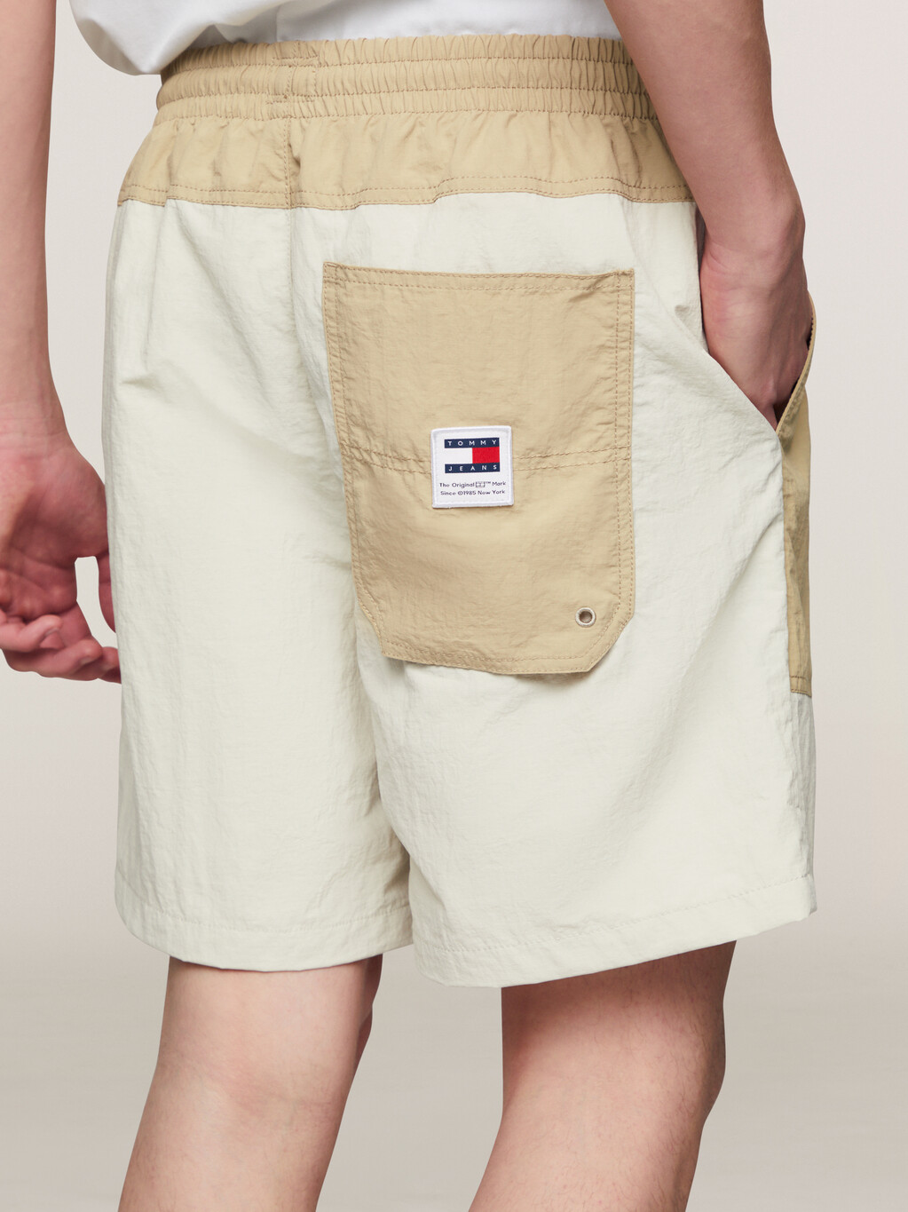 Color Block Shorts, Gentle Gold, hi-res