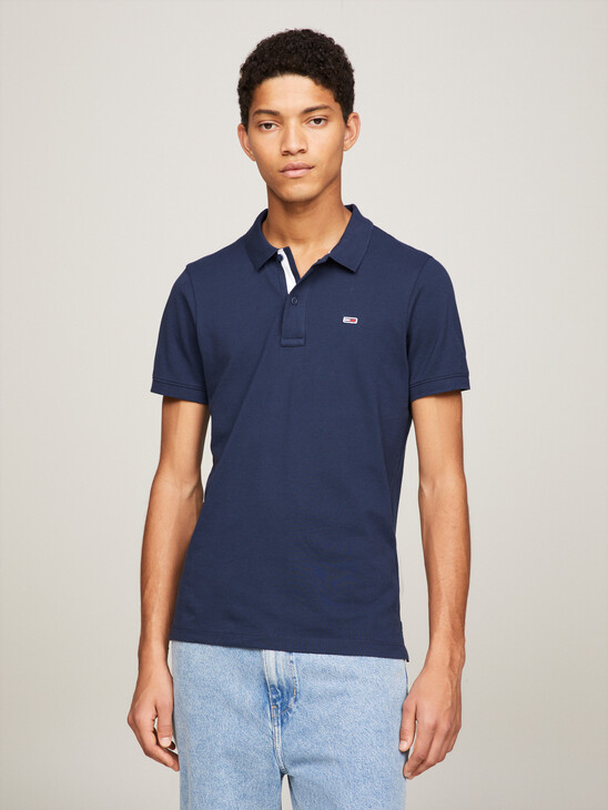 Tommy Jeans 旗幟修身 Polo 衫