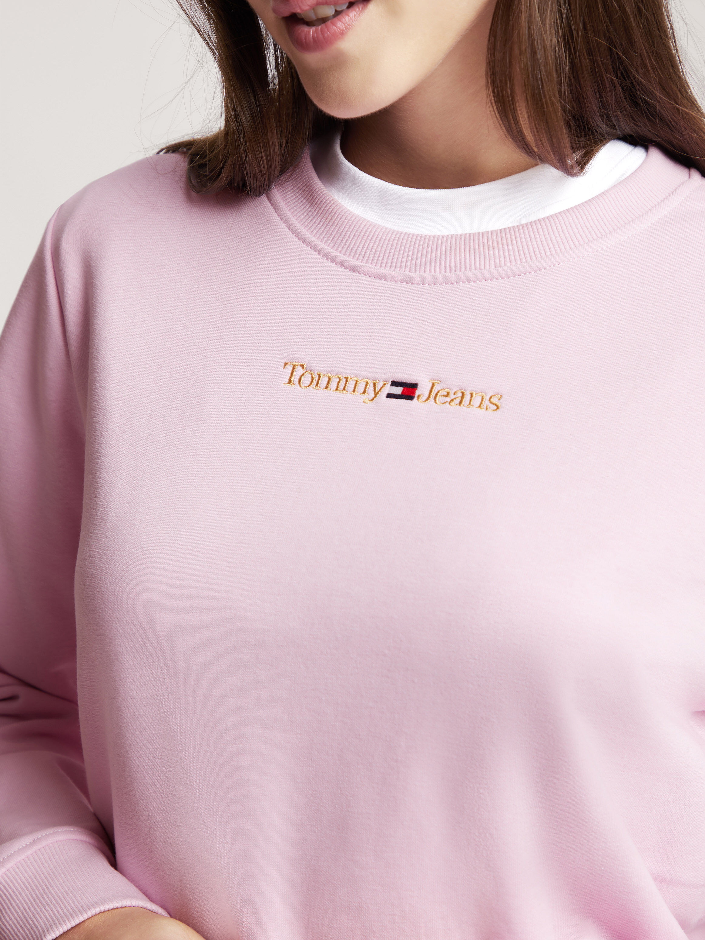 Tommy pink sweatshirt clearance