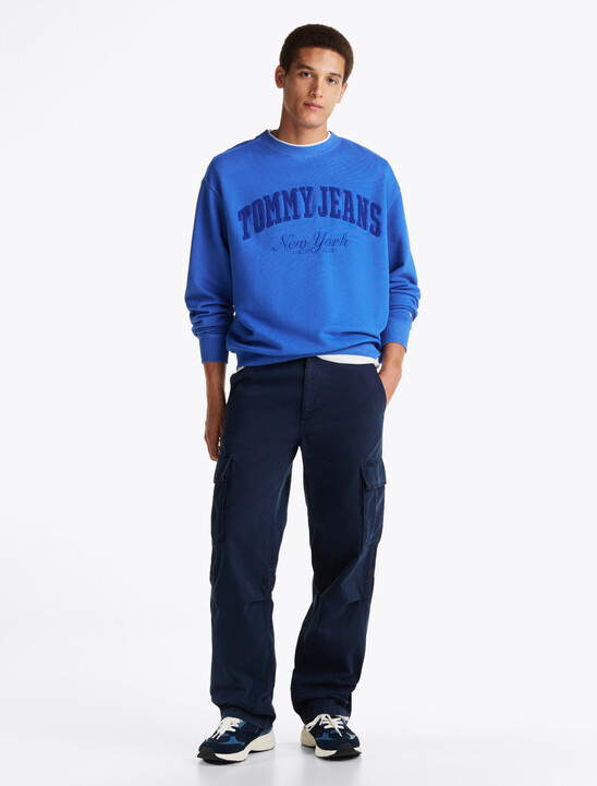 Relaxed Cargo Trousers, Dark Night Navy Relaxed Cargo Trousers