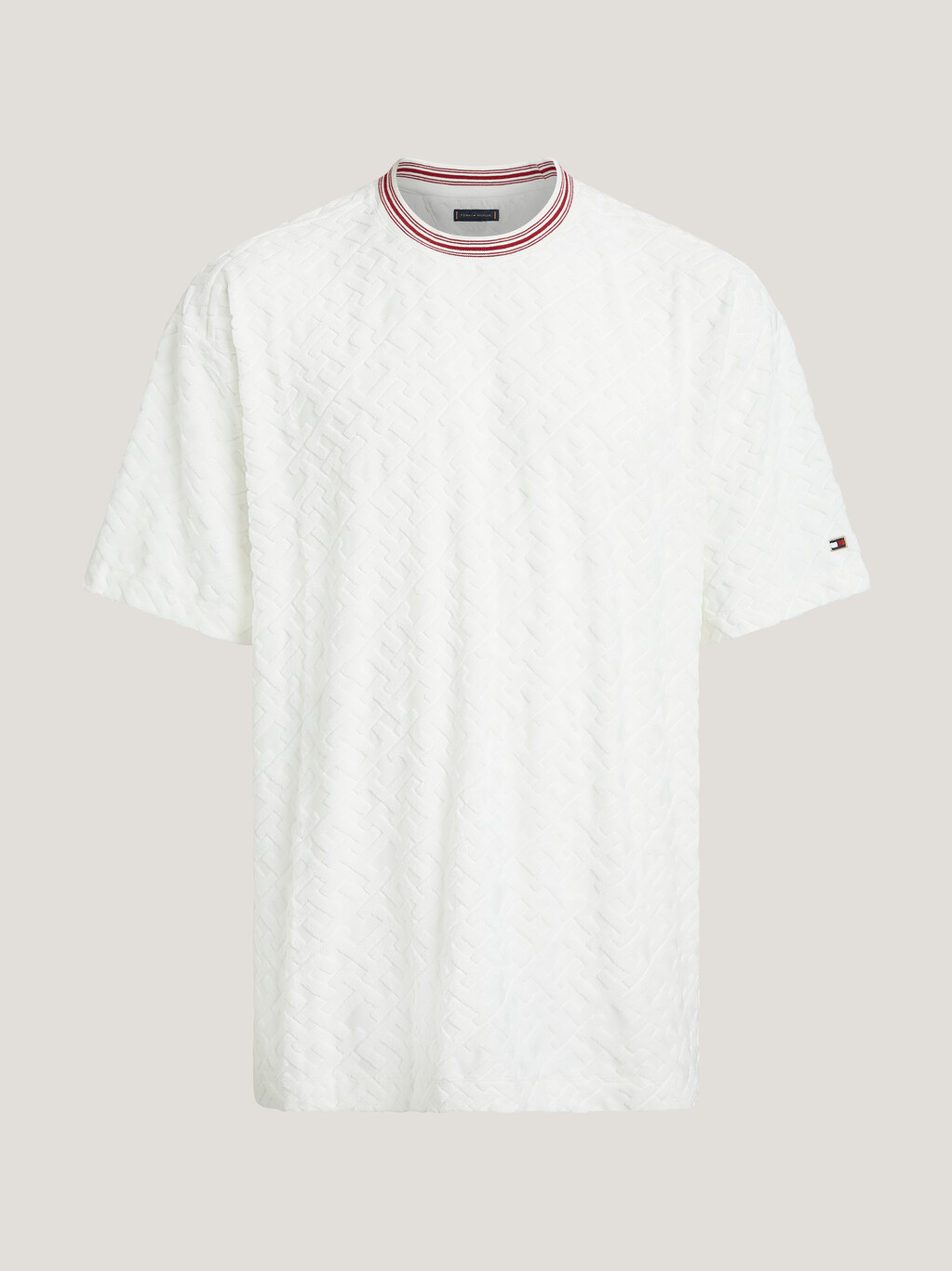 CNY TH Monogram Crewneck T-Shirt, Ecru, hi-res