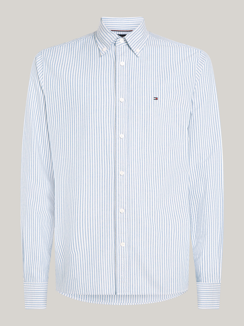Heritage Stripe Regular Fit Oxford Shirt, Shirt Blue / White, hi-res