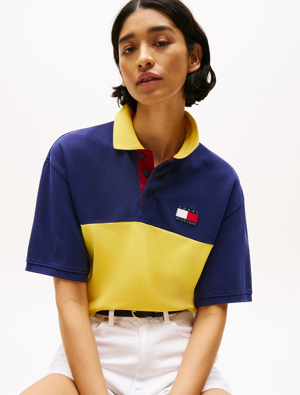 Hilfiger Sailing 航海風後背標誌 Polo 衫, Soft Sunflower, hi-res