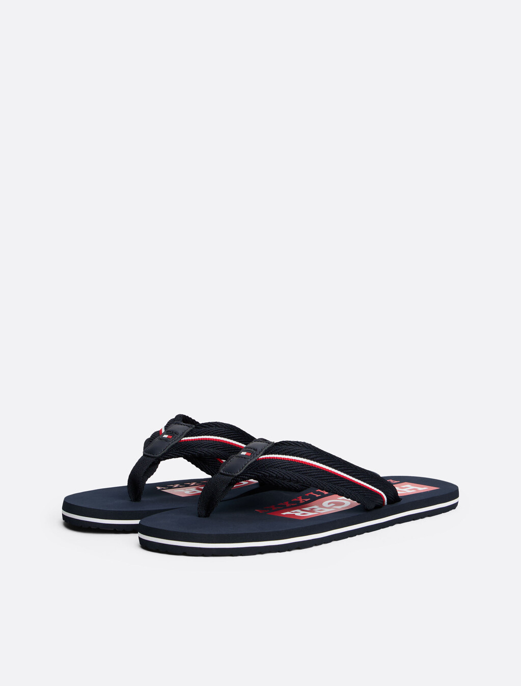 Signature Tape Webbing Flip-Flops, Desert Sky, hi-res