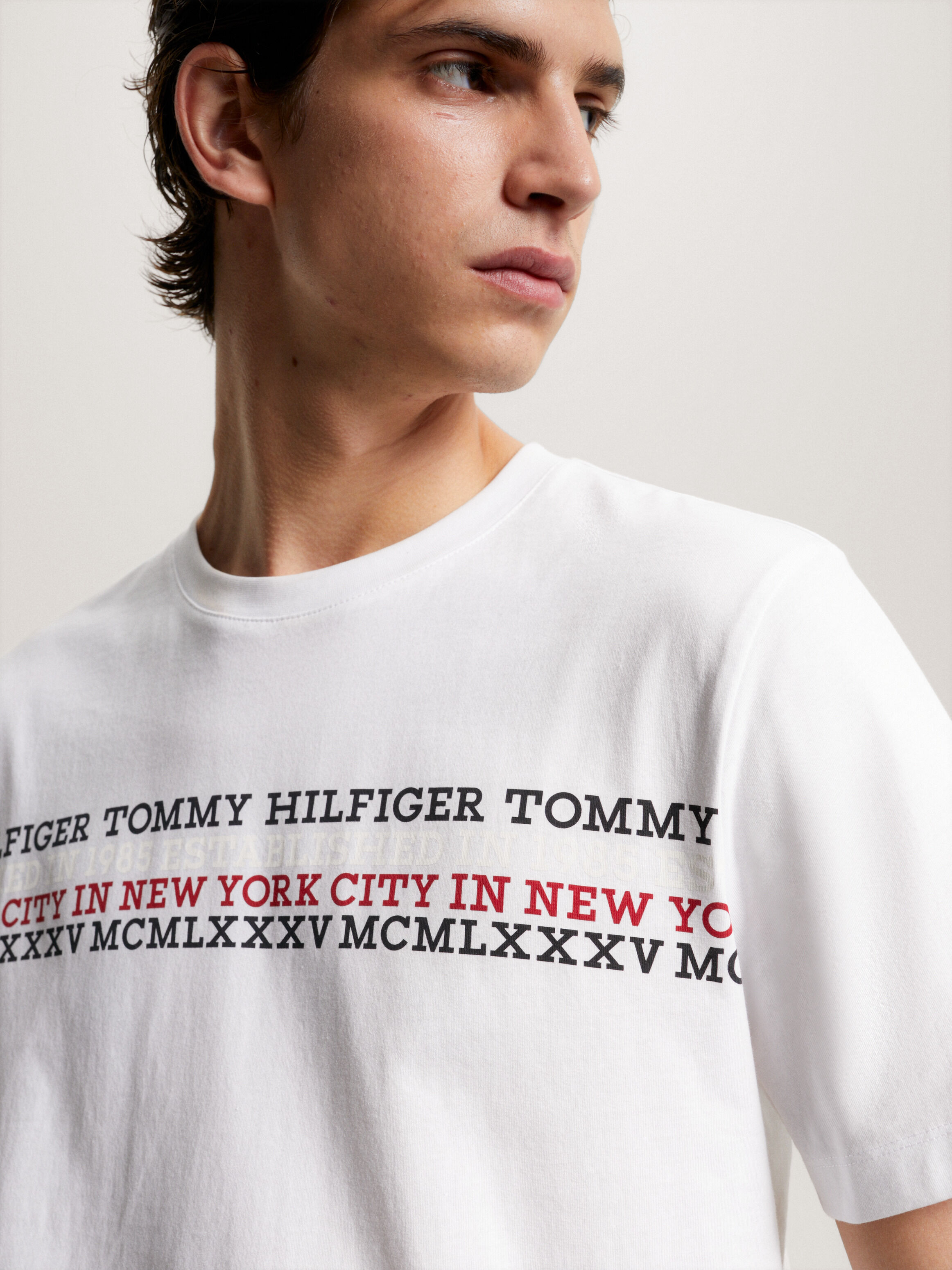 Center Chest Stripe T Shirt