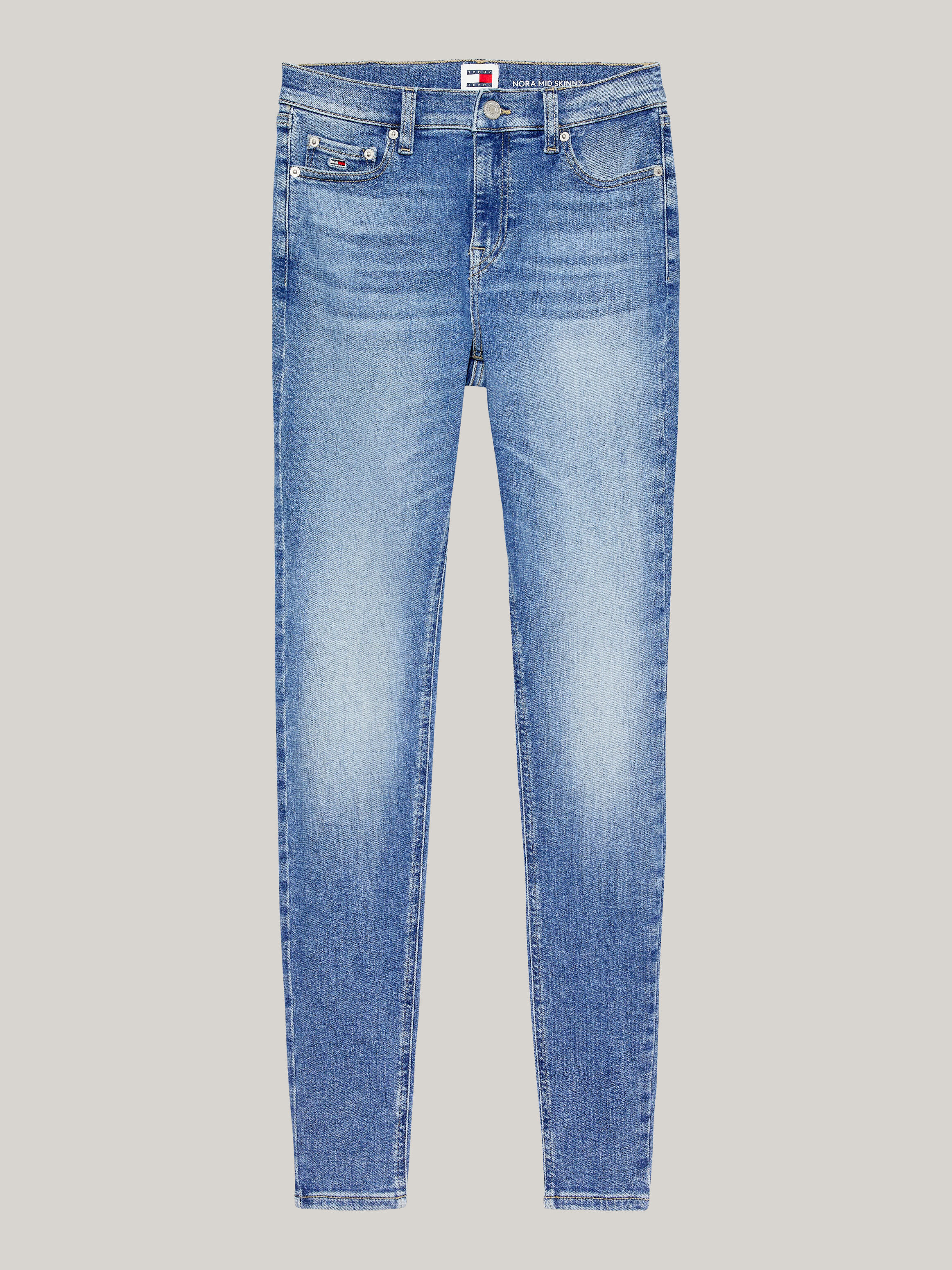Nora Mid Rise Skinny Faded Jeans blue Tommy Hilfiger Taiwan