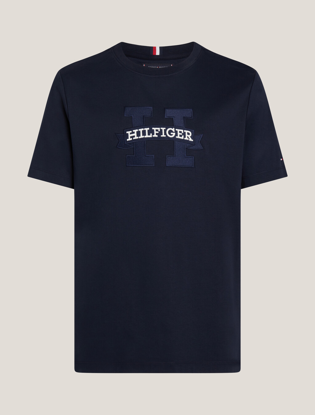 Hilfiger Scroll Logo Graphic T-Shirt, Desert Sky, hi-res