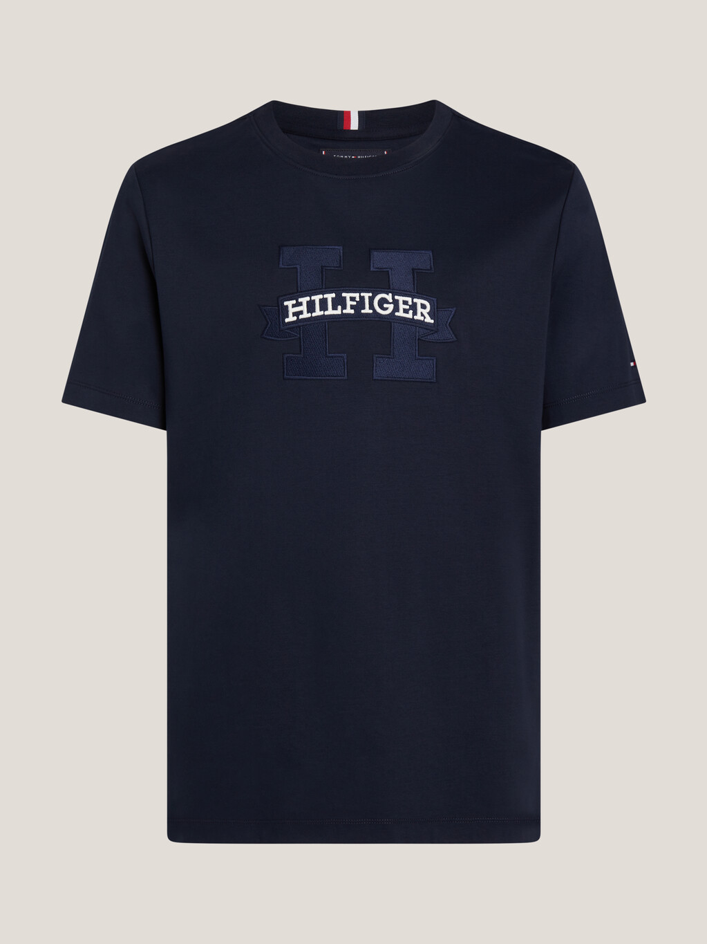 Hilfiger Scroll Logo Graphic T-Shirt, Desert Sky, hi-res