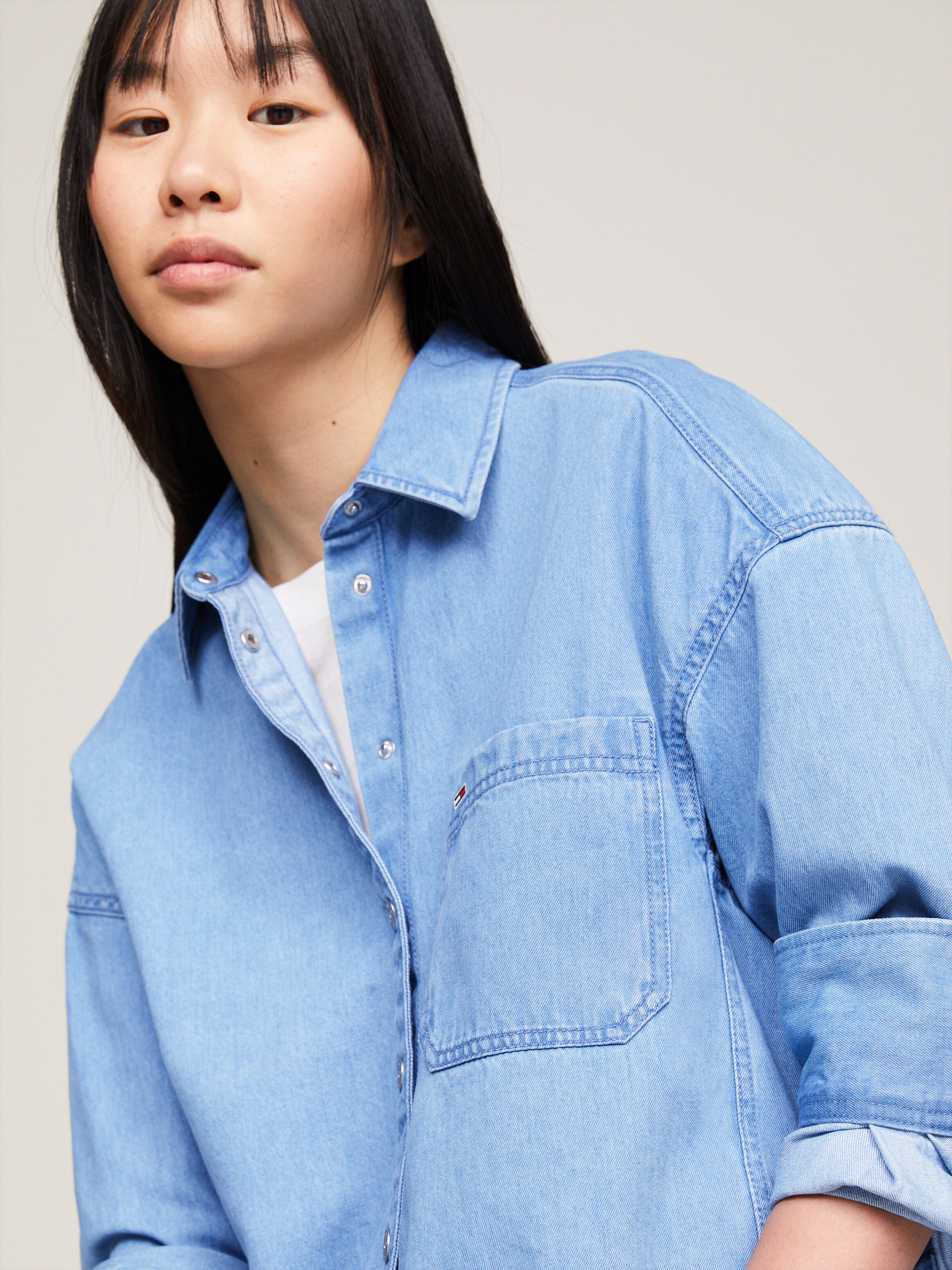 Tommy denim cheap shirt