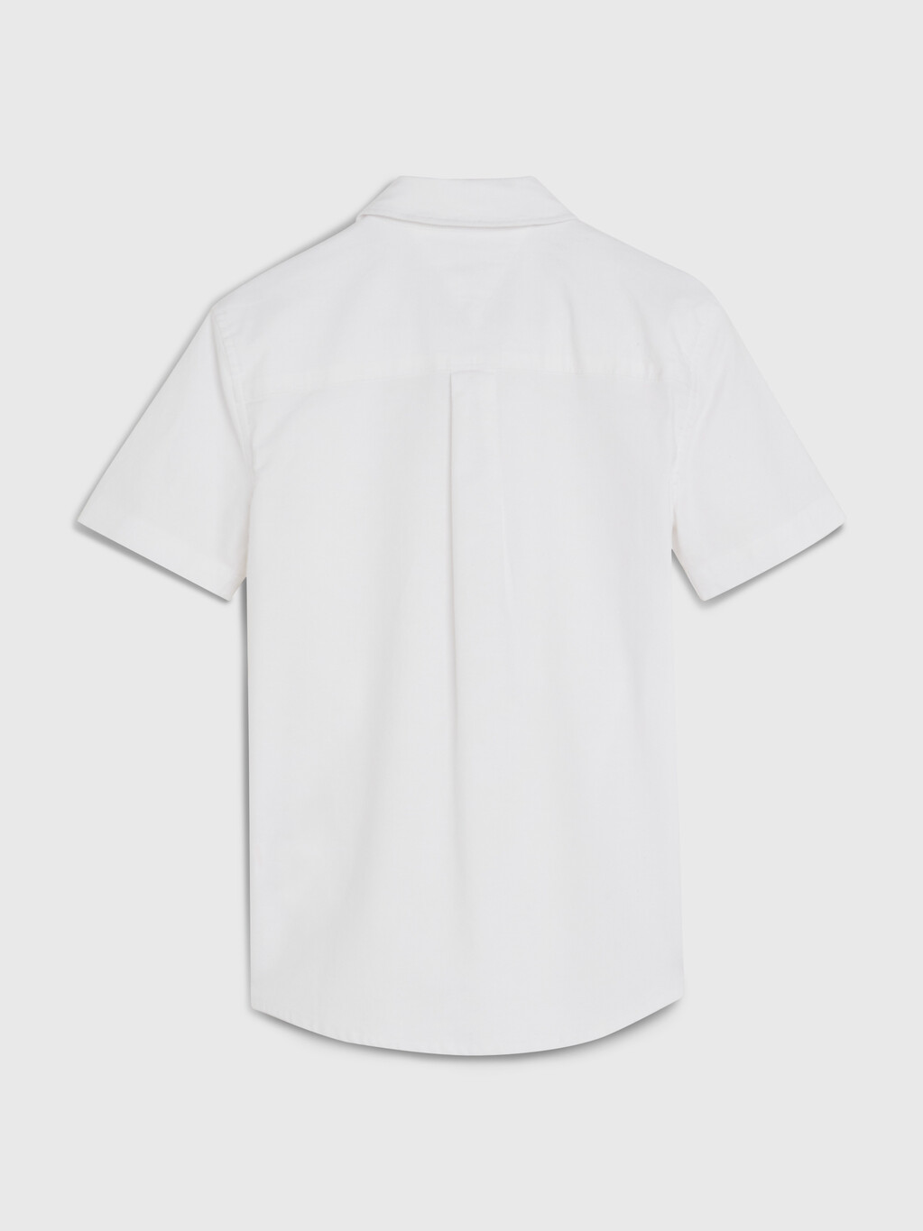 短袖牛津襯衫, White, hi-res