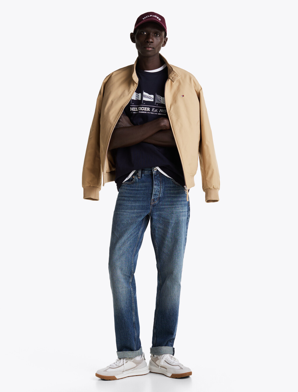 Hilfiger 旗幟 T 恤, Desert Sky, hi-res