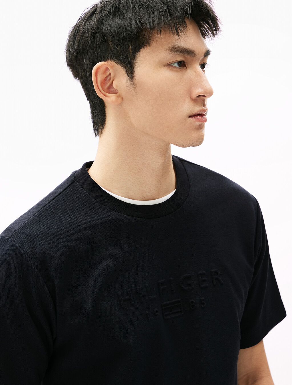 UV Cooling Embossed Logo Pique T-Shirt, Desert Sky, hi-res